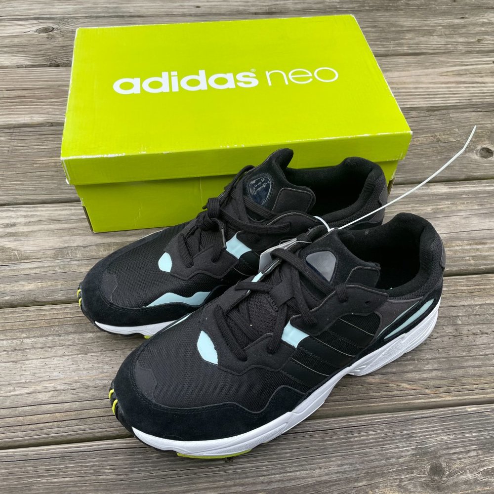 Adidas Men Athletic Shoes Black Lace Up Torsion Ru - Picture 10 of 12